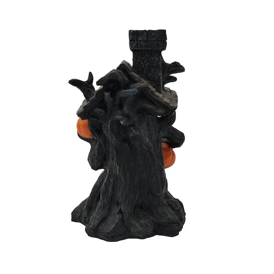 7" Black Tree House LED Mini Decoration by Ashland®